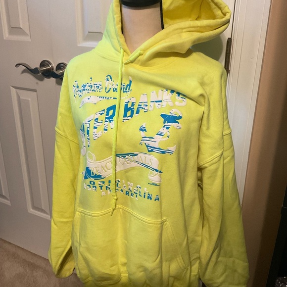 Gildan Tops - Gildan Yellow Outer Banks Hoodie